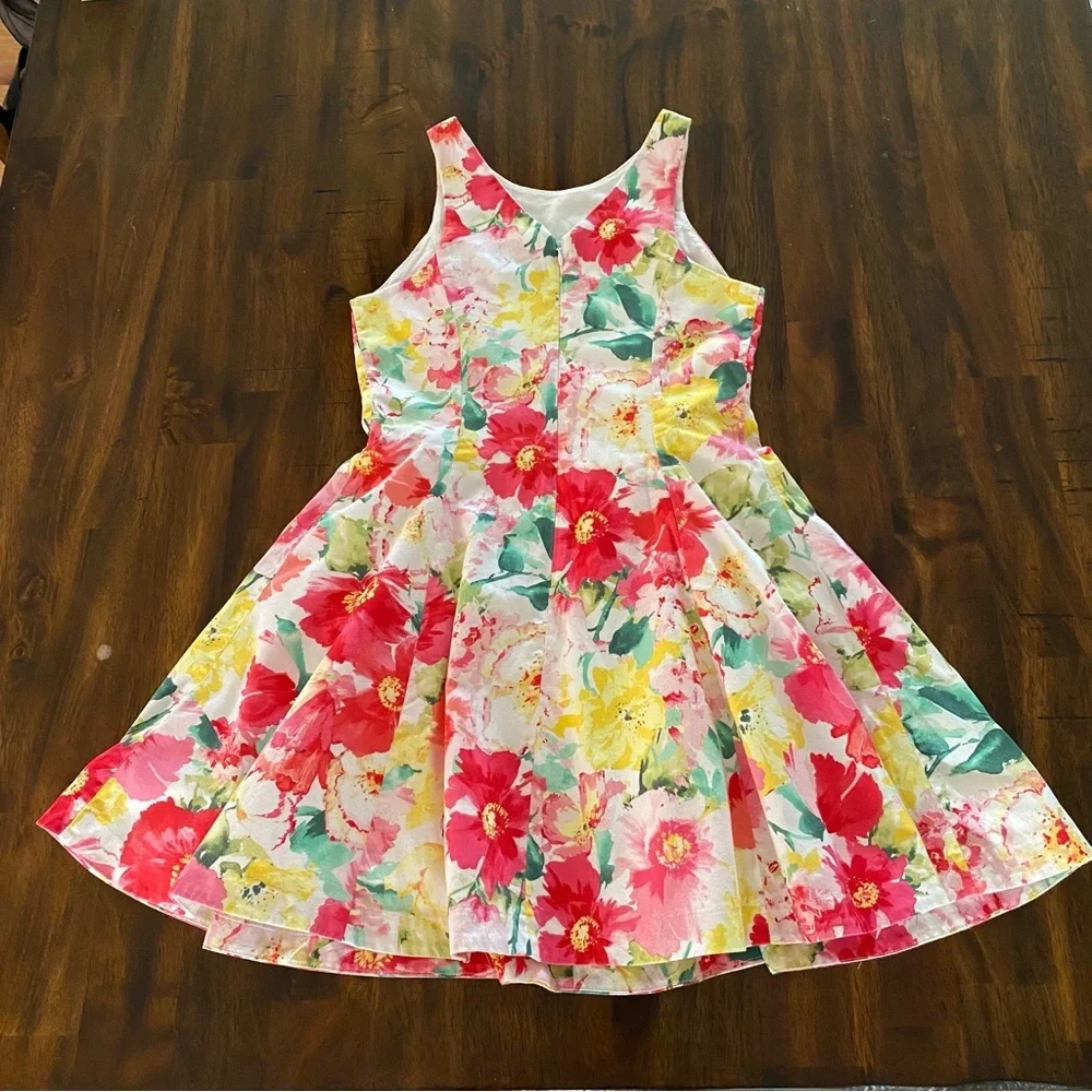 Ralph Lauren Floral Cotton Sateen Dress